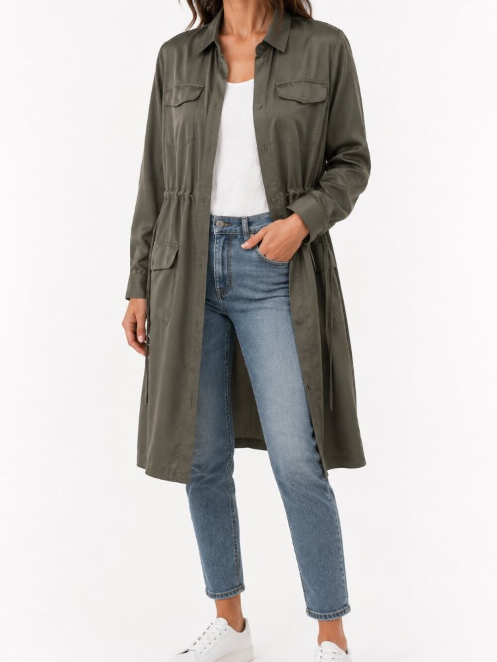 Maison Cinqcent Utility Midi Shacket MEDIUM